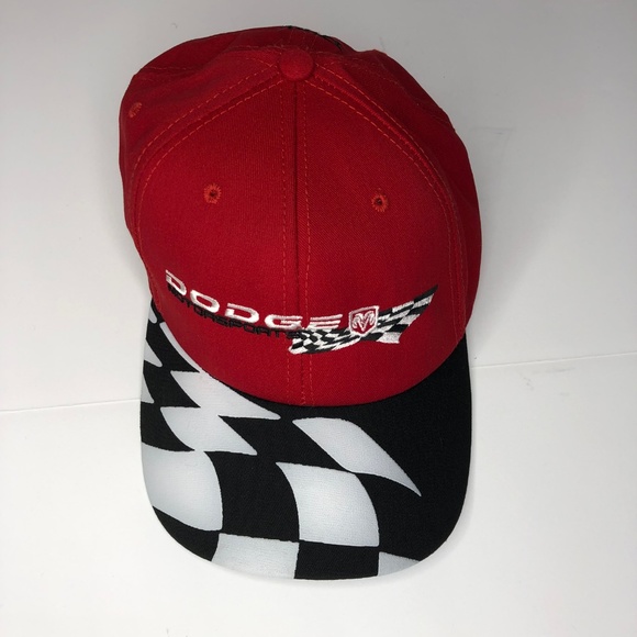 Dodge Motorsports Hat Cap Red SnapBack - Picture 3 of 7